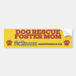 Dog Rescue Foster Ma Bumpersticker