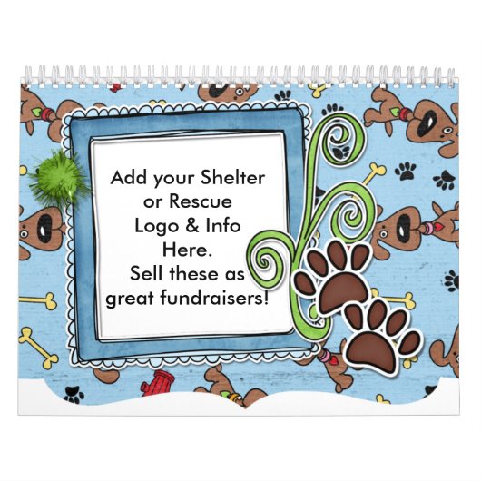 Dog Rescue FUNDRAISER Calendars Kalender (Hoes)