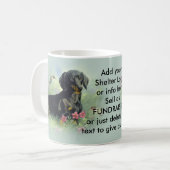 Dog RESCUE FUNDRAISER Koffie Mok Cup (Voorkant links)