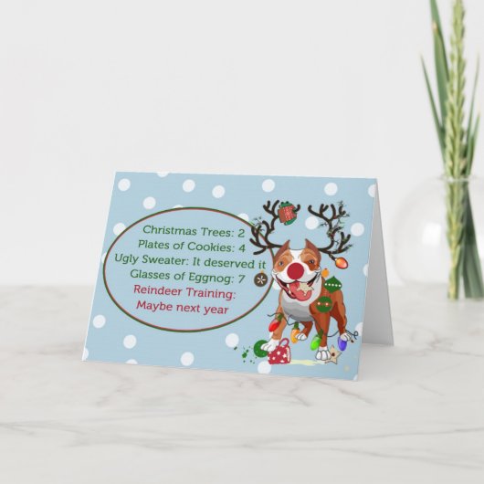 Dog Rescue Holiday Kaart (Voorkant)