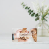 Dog Rescue Pet Visitekaartje (Staand voorkant)