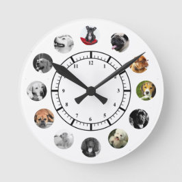 DOG Rescue Shelter Rehoming 12 FOTO Collage Ronde Klok