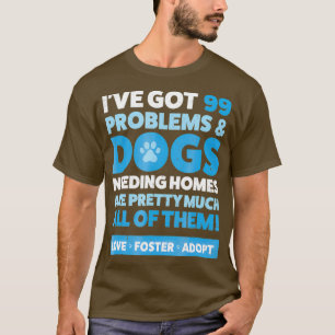 Dog Rescue Shirt Animal Rescue TShirt Dog Adopt