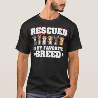 Dog Rescue Shirt Rescue is mijn favoriete ras