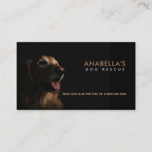 Dog Rescue Slogans Visitekaartjes