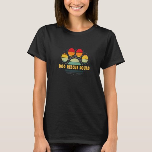 Dog Rescue squad Animal Rights T-shirt (Voorkant)