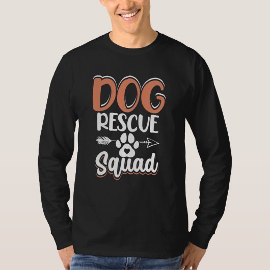 Dog Rescue Squad T-shirt (Voorkant)