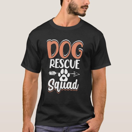 Dog Rescue Squad T-shirt (Voorkant)