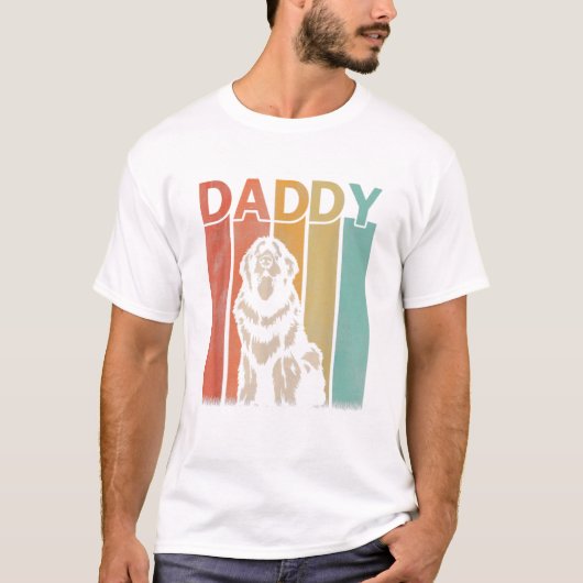 Dog Retro  Daddy T-shirt (Voorkant)