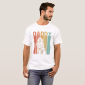 Dog Retro  Daddy T-shirt (Voorkant volledig)
