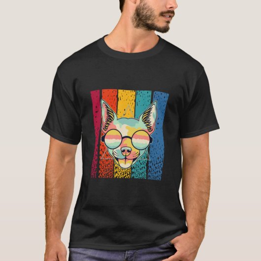 Dog retro t-shirt (Voorkant)