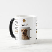 Dog Reveal Morphing Mok – 11 oz Magische Mok Gift (Voorkant links)