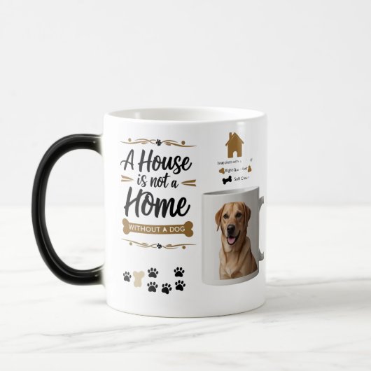 Dog Reveal Morphing Mok – 11 oz Magische Mok Gift (Links)