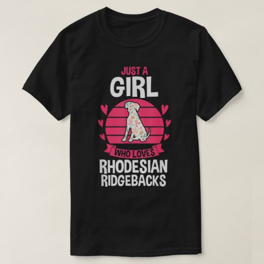 Dog Rhodesian Ridgeback  T-shirt (Design voorkant)