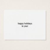 Dog Riding Bicycle met Squirrel Holiday Gift Label Visitekaartjes (Achterkant)