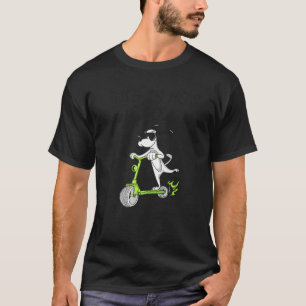 Dog Riding Scooter Dit is hoe ik elektrisch Sco ro T-shirt