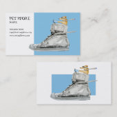 Dog Rijden met een Visitekaartje (Voorkant / Achterkant)