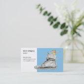 Dog Rijden met een Visitekaartje (Staand voorkant)