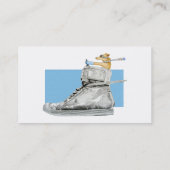 Dog Rijden met een Visitekaartje (Achterkant)