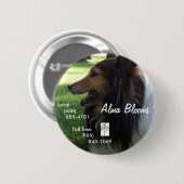 Dog Ronde Button 5,7 Cm (Voorkant /achterkant)