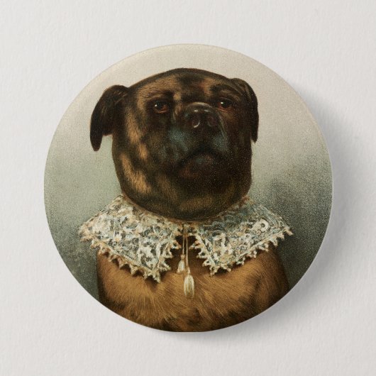 Dog Ronde Button 7,6 Cm (Voorkant)