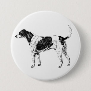Dog Ronde Button 7,6 Cm