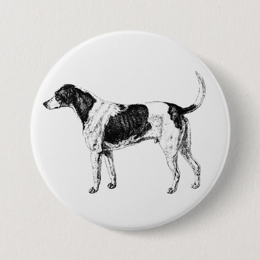 Dog Ronde Button 7,6 Cm (Voorkant)