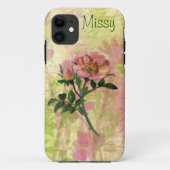 Dog Roos Flower Case-Mate iPhone Case (Achterkant)