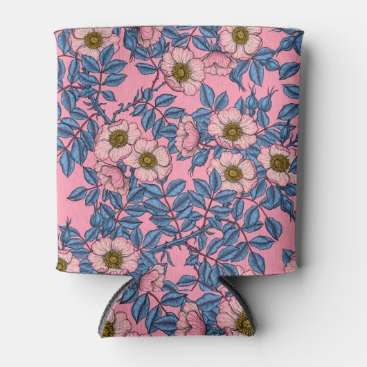 Dog roos patroon blikjeskoeler (Voorkant)