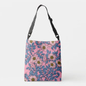 Dog roos patroon crossbody tas (Achterkant)