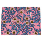 Dog roos patroon groot cadeauzakje (Voorkant)