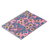 Dog roos patroon notitieboek (Linkerzijde)