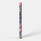 Dog roos patroon samsung galaxy hoesje (Rechterkant)