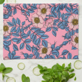 Dog roos patroon theedoek (Gevouwen)