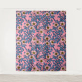 Dog roos patroon wandkleed (Voorkant)