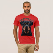 Dog Rottweiler T-shirt (Voorkant volledig)