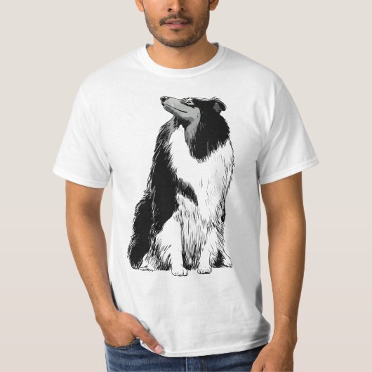 Dog Rough Collie T-shirt (Voorkant)