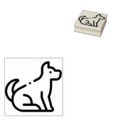 Dog Rubberstempel (Gestempeld)
