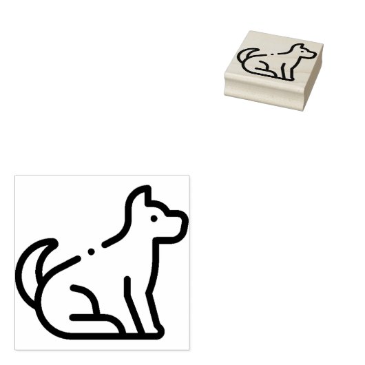 Dog Rubberstempel (Gestempeld)