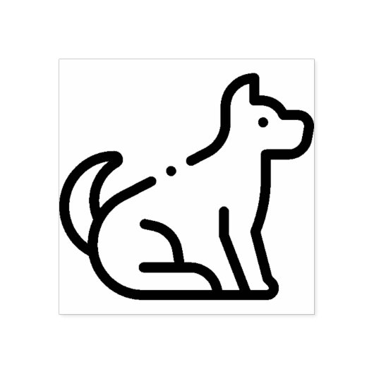 Dog Rubberstempel (Afrduk)