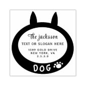 DOG RUBBERSTEMPEL (Afrduk)