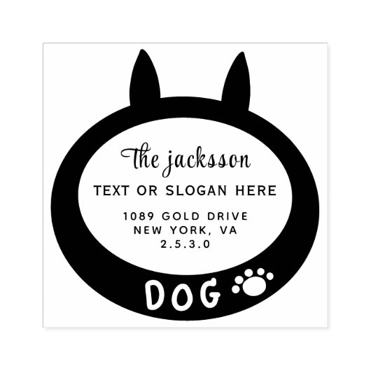 DOG RUBBERSTEMPEL (Afrduk)