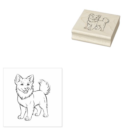 Dog Rubberstempel (Gestempeld)
