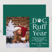 Dog Ruff Jaar Pet Foto Funny Feny Kaart (Voorkant / Achterkant)