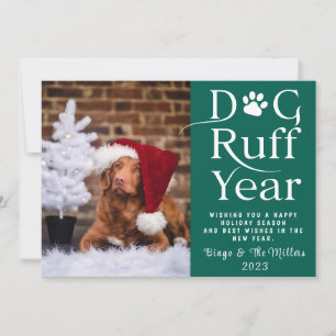 Dog Ruff Jaar Pet Foto Funny Feny Kaart