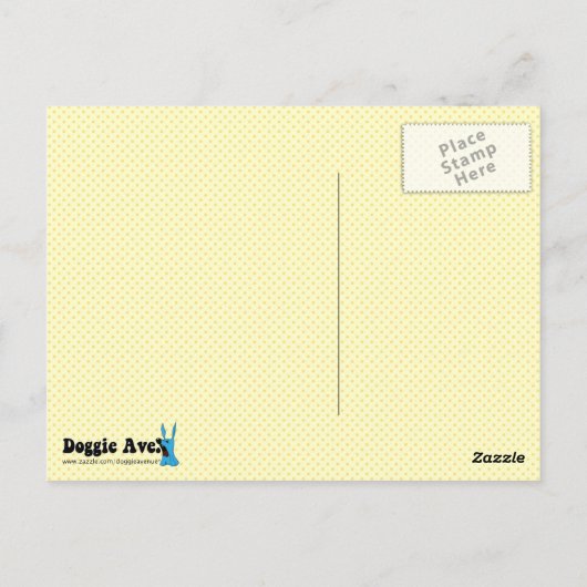 Dog Rules for Stress Briefkaart (Achterkant)