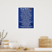 Dog Rules - Poster (Keuken)