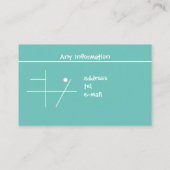 Dog run Cafe 2 Visitekaartje (Achterkant)