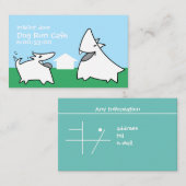 Dog run Cafe 2 Visitekaartje (Voorkant / Achterkant)