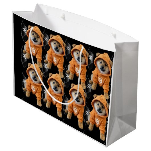 DOG Runestone Gift Bag Groot Cadeauzakje (Achterkant Gekanteld)